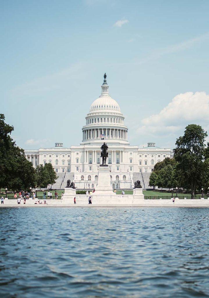An image of the US Capitol. Digiboost offers cybersecurity solutions for your business to comply with federal governement data protection requirements. 